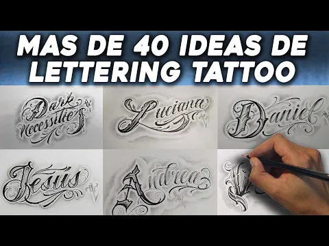 Download MP3 Más de 40 IDEAS PARA TATUAR LETTERING 😎 LETTERING TATTOO IDEAS 2 Nosfe Ink Tattoo tatuajes de letras