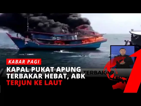 Kapal Pukat Apung Terbakar Hebat, ABK Berhamburan Lompat ke Laut | tvOne