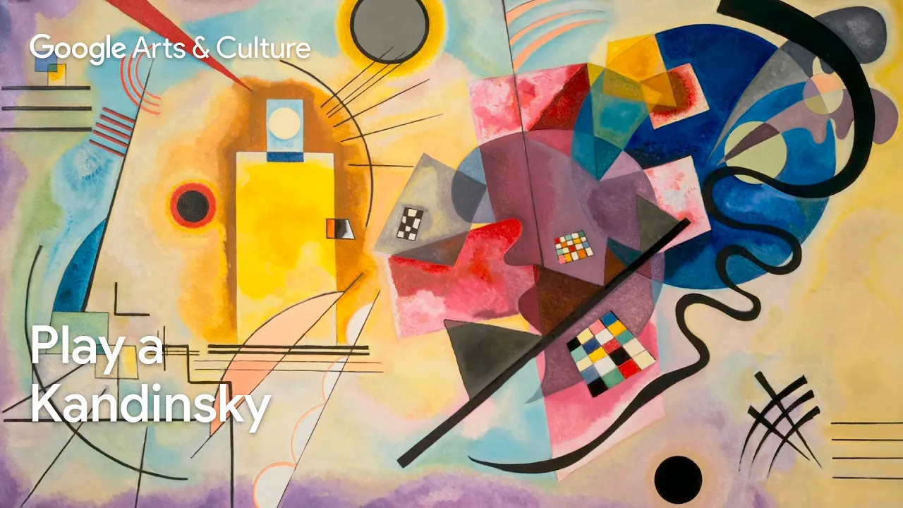 BTS: How to Play a KANDINSKY | Google Arts \u0026 Culture, image size:1280x720