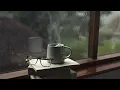 1 Hour Rain and Thunder Sound behind the window 4K.