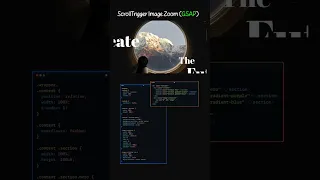 Zoom animation on GSAP
