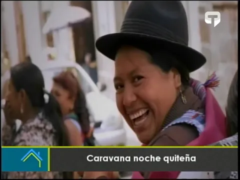 Caravana noche quiteña