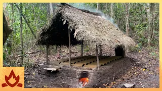 Primitive Technology: Roof tiles dried by underfloor heating