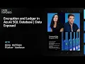 Encryption and Ledger in Azure SQL Database Data Exposed