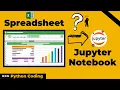 ipysheet - Interactive Spreadsheet in Jupyter Notebook Python Tutorial
