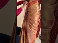 Lagu Kerala Bride Saree draping🫶❤️‍🔥