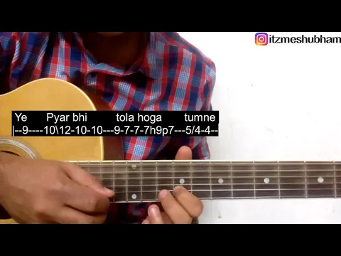 Download MP3 Tera Ghata (Single String) Guitar Tabs Tutorial | Gajendra Verma | Shubham Joshi