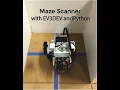 Maze scanner using mobile robot ev3dev programmed in python