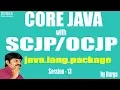 Core Java With java lang package Part-13 object class clone