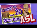 Count to 20 and Workout ASL Version Jack Hartmann Counting Song