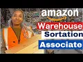 A Day in my life working at AMAZON Warehouse Sortation Associate