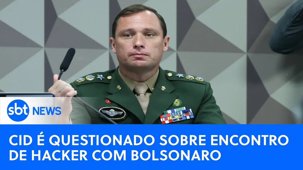 ????SBT News na TV:Mauro Cid é questionado sobre encontro de hacker com Bolsonaro;Censura na CPMI  8/01