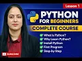 Python Full Course for Beginners to Advanced Lesson 1 Techply
