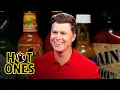 Colin Jost Fights Fire With Fire While Eating Spicy Wings Hot Ones