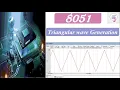 Triangular wave generation in 8051