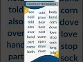 Four letter words