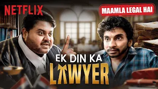 iamarunkushwah Becomes a Lawyer for ONE DAY Ft RVCJMedia Netflix India