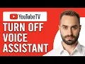 How To Turn Off YouTube Voice Assistant On TV How To Disable YouTube Voice Assistant On TV