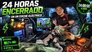 24 HORAS EN MI CARRO ELECTRICO *No puedo salir*