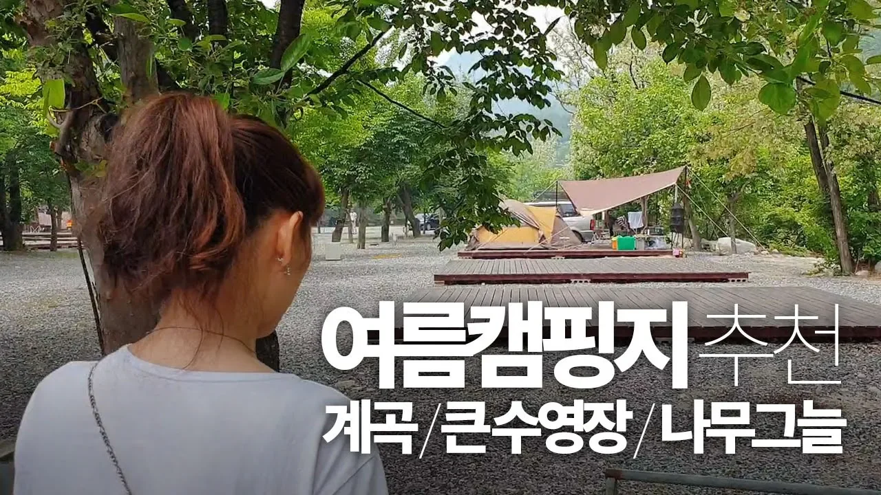 계곡이 흐르고 수영장 크고 나무그늘 많은 여름캠핑 가족 캠핑장 추천, 포천 뉴힐링캠프 캠핑장 리뷰 썸네일