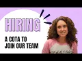 TEAM 4 Kids is Hiring a COTA to join our TEAM