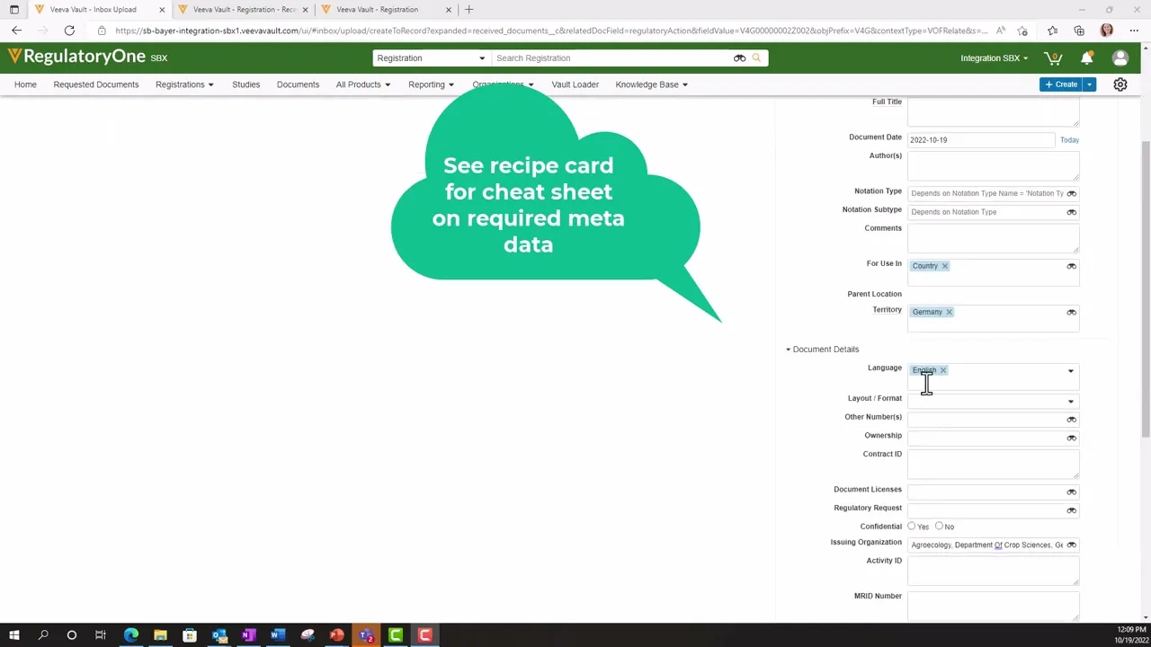 Registrations: Creating a "Light" Regulatory Action