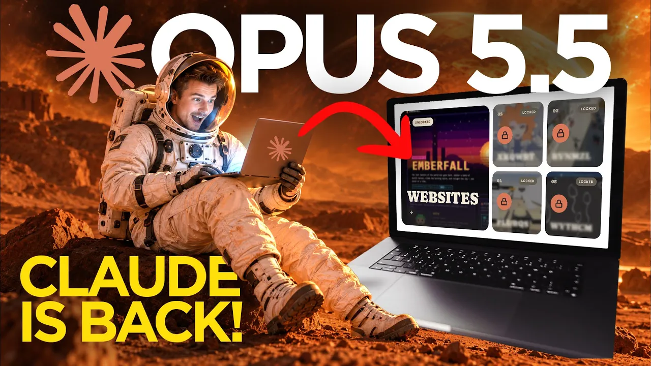 Claude Opus 5.5 - 5 Real Uses and One BIG Website Showdown!: video thumbnail