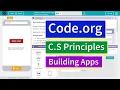 Multi-Screen Apps Lesson 2 3 Tutorial with Answers Code org CS Principles