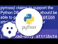 get column names from query result using pymssql