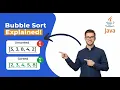 Bubble Sort in Java Explained Visually DSA
