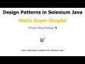 Selenium Java Design Patterns Made Simple Page Object Model Factory Singleton Explained