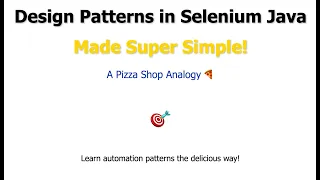 Selenium Java Design Patterns Made Simple Page Object Model Factory Singleton Explained
