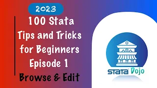 100 Stata Tips and Tricks for Beginners Episode 1 of 100 How to use browse and Edit commands