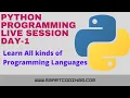 Python Live Session Day-1
