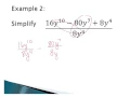 Divide Polynomials by a Monomial
