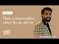 Max Consecutive Ones JavaScript Interview Preparation Series