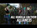 Fallout 4 Sim Settlements 2 Chapter 3 - ALL Vanilla Factions Alliances