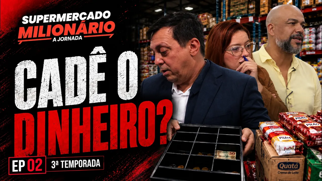 Episódio 02 — O dinheiro sumiu! O erro que está sufocando 4 supermercados