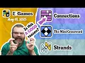 NYT Connections Mini Crossword and Strands May 18 2025