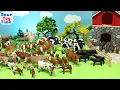 Cow and Farm Animal Toys Figurines Collection