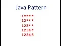Java Program To Print Pattern - Hindi