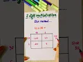 2 digit multiplication by box method maths