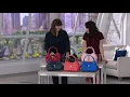 Dooney Bourke Belvedere Leather Small Logo Lock Satchel on QVC
