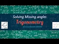 4 Solving Missing angles and sides using Trigonometry with a calculator