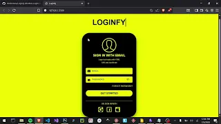 Loginfy Modern Login UI with Password Toggle HTML CSS JavaScript