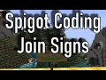 Join Signs w Player Count Spigot Programming CheepYT