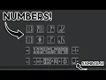 How to MAKE all NUMBERS SYMBOLS on Banners