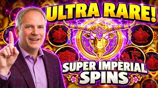 ULTRA RARE SUPER SPINS!!! Huge Win on Imperial Link Slots!