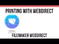 Printing with Webdirect FileMaker Pro 16 s Online FileMaker 16 Training s