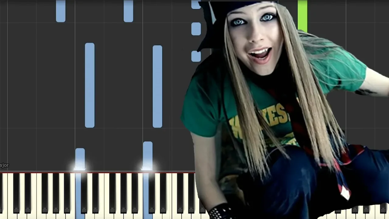 Avril Lavigne - Skater Boy | Instrumental Piano cover (Ska8er Boi)